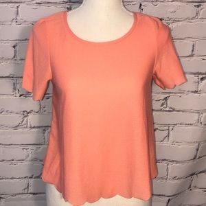 Topshop - Scalloped Tee